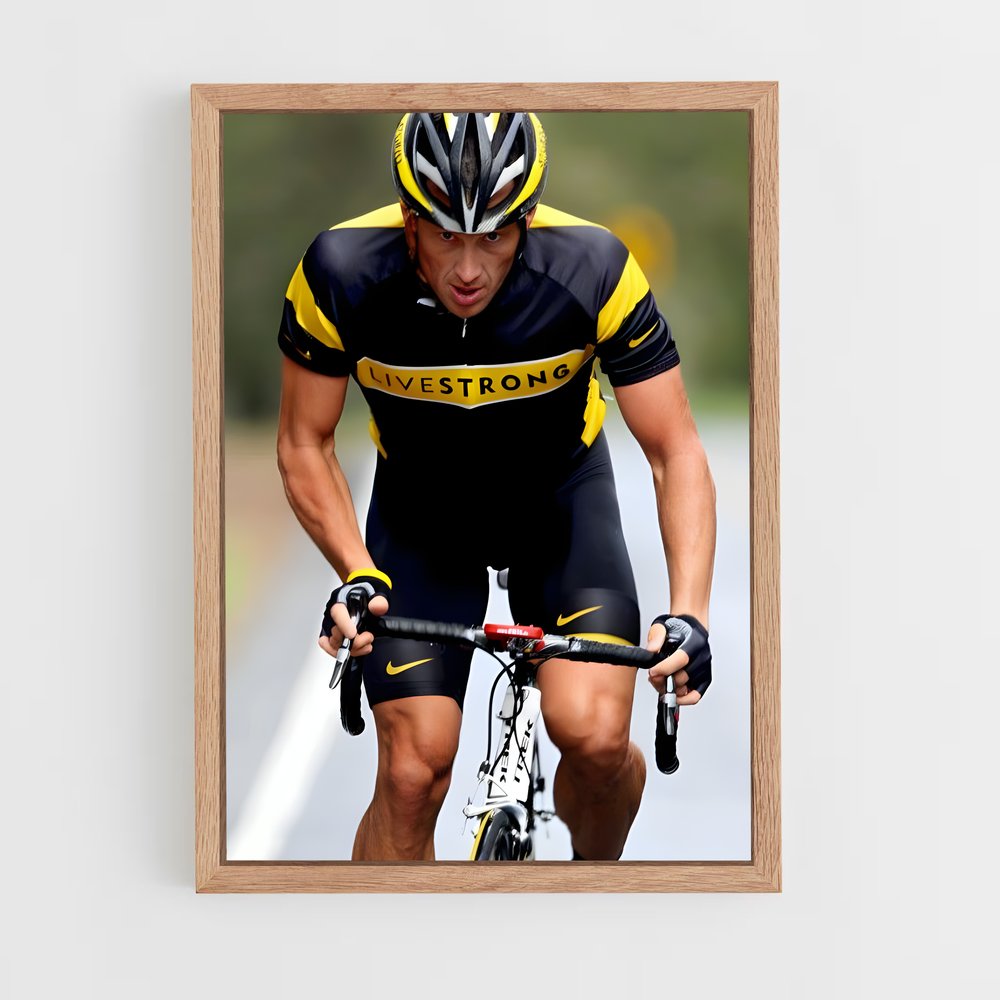 Poster Lance armstrong – affiche Cyclisme (vue 4)